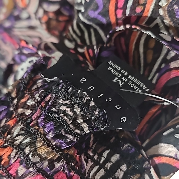 Sanctuary Royal Paisley Colorful‎ Blouse Size Medium NWT - Picture 6 of 10